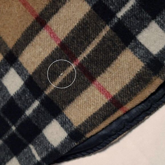 We11done Oversized Half-Zip Front Check British Wool Shirt Jacket Camel One Size - Picture 13 of 16